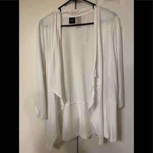Women’s thin white cardigan